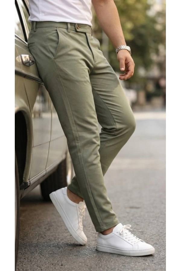 Bidebuvar Erkek Slim Fit Dilli Kumaş Pantolon