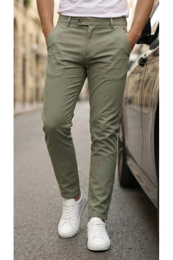 Bidebuvar Erkek Slim Fit Dilli Kumaş Pantolon