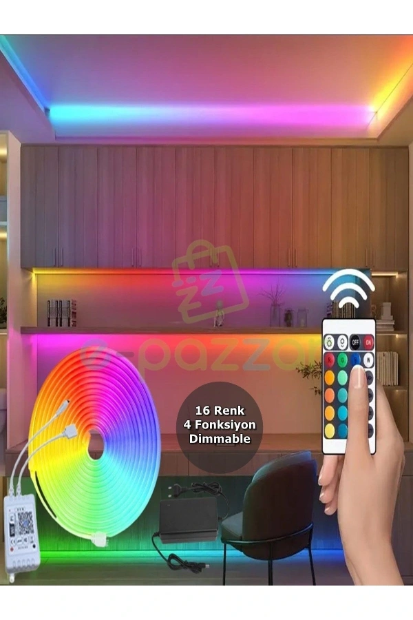 Bidebuvar Esnek Şerit Neon Led 5M