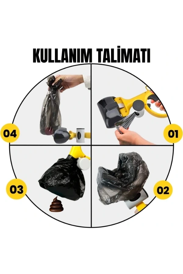 Bidebuvar Evcil Hayvan Dışkı Toplama Aparatı