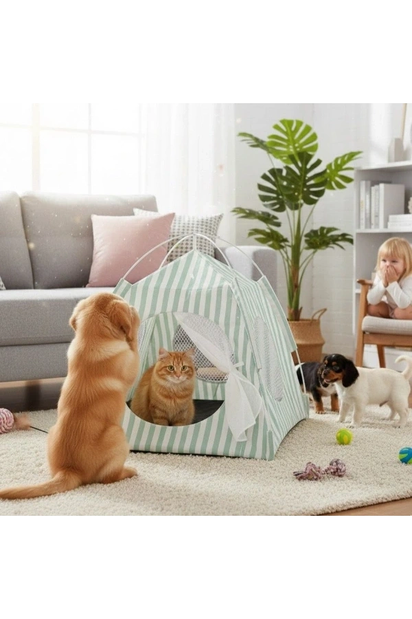 Bidebuvar Evcil Hayvan Katlanabilir Oyun Çadırı