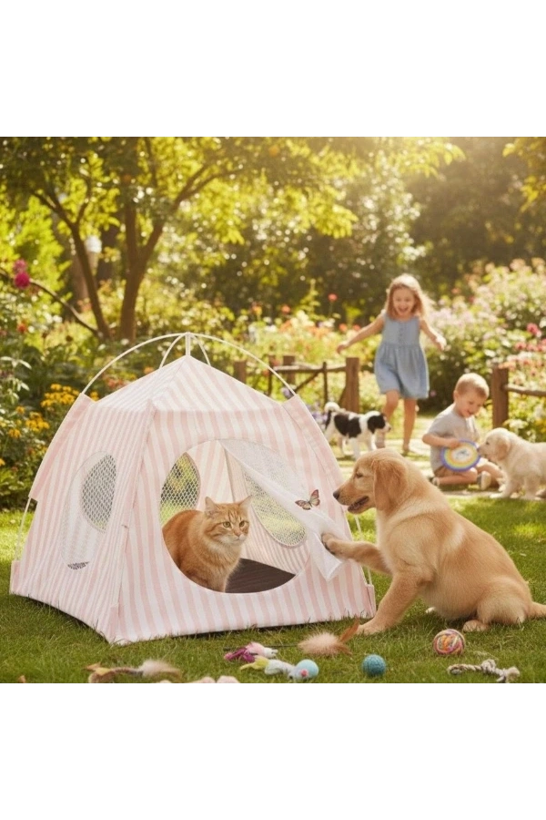 Bidebuvar Evcil Hayvan Katlanabilir Oyun Çadırı