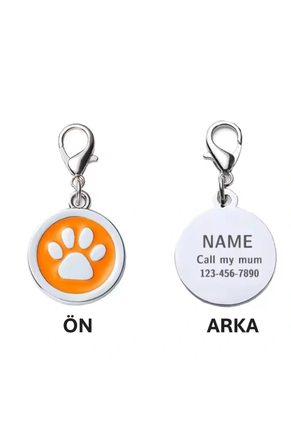 Bidebuvar Evcil Hayvan Klipsli Tasma Künyesi