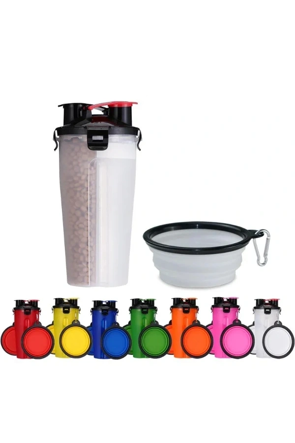 Bidebuvar Evcil Hayvan Mama ve Su Taşıma Seti