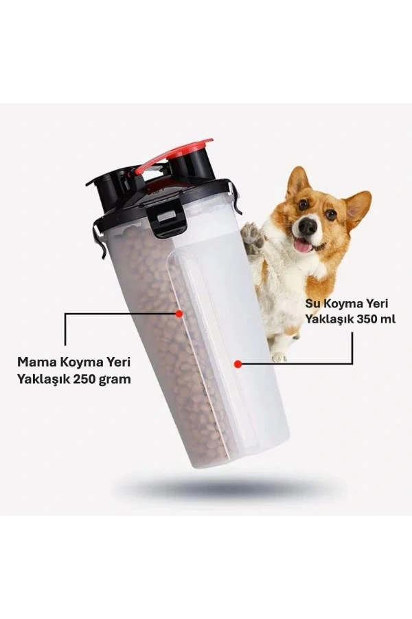 Bidebuvar Evcil Hayvan Mama ve Su Taşıma Seti