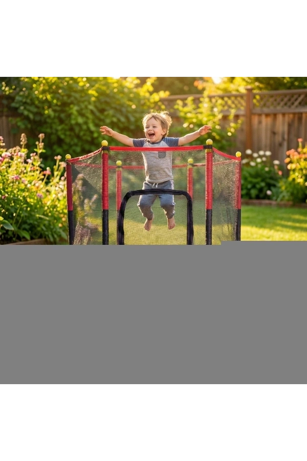 Bidebuvar Fileli 140 cm Büyük Boy Trambolin