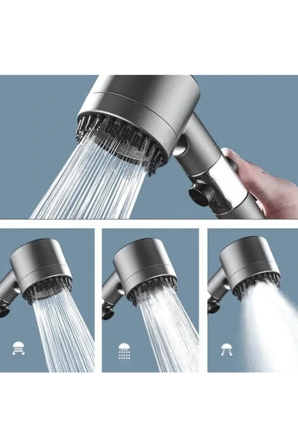 Bidebuvar Filtreli Duş Başlığı 3 Mod