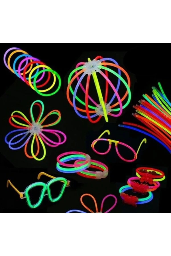 Bidebuvar Fosforlu Çubuk 100 Parça