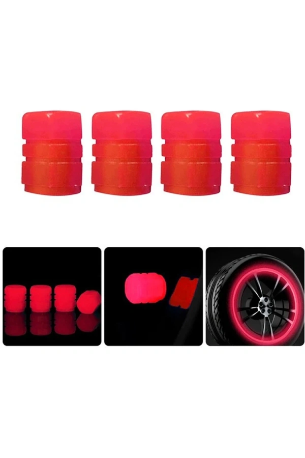 Bidebuvar Fosforlu Sibop Kapağı Seti Kırmızı