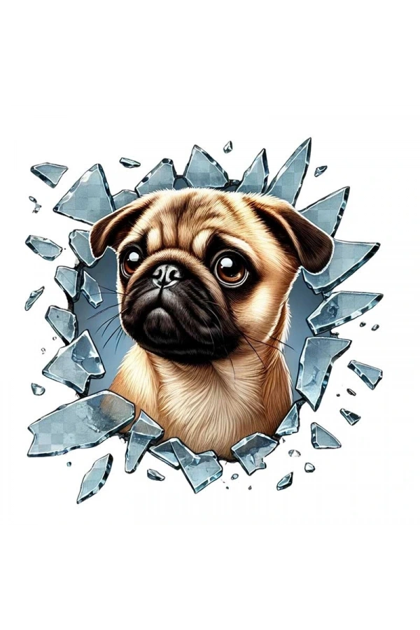 Bidebuvar Fulcar French Bulldog Araç Stickerı