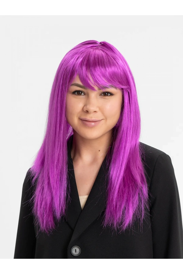 Bidebuvar Fuşya Renk Peruk