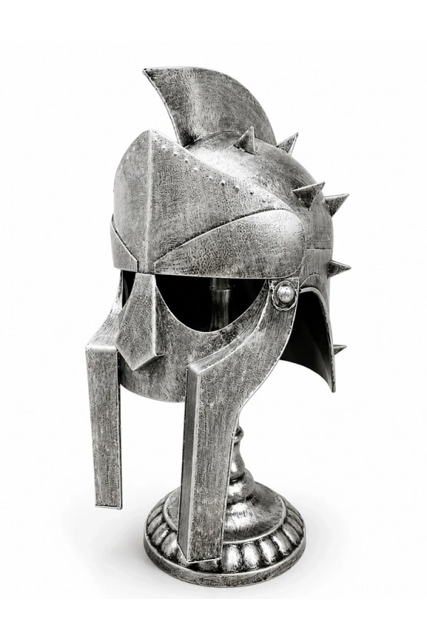 Bidebuvar Gladyatör Miğferi Biblosu - Metal - 53x16 cm Dekoratif Obje