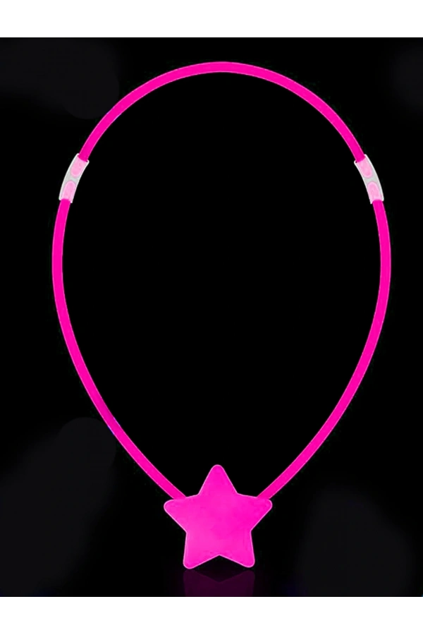 Bidebuvar Glow Stick Yıldız Kolye