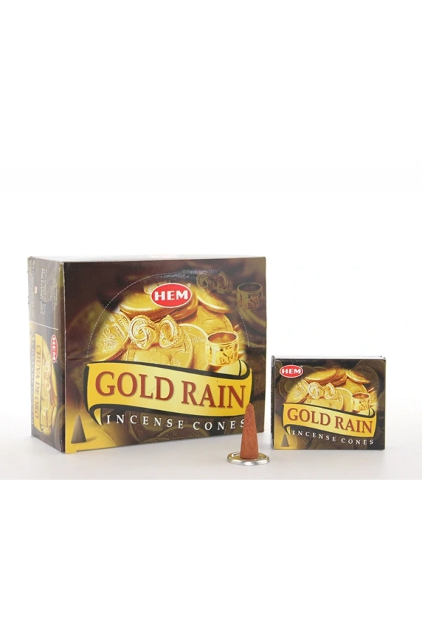 Bidebuvar Gold Rain Aromalı Konik Tütsü
