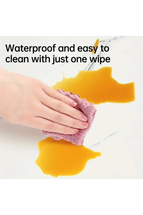 Bidebuvar Gri Mermer Desen Duvar Sticker (30x30)