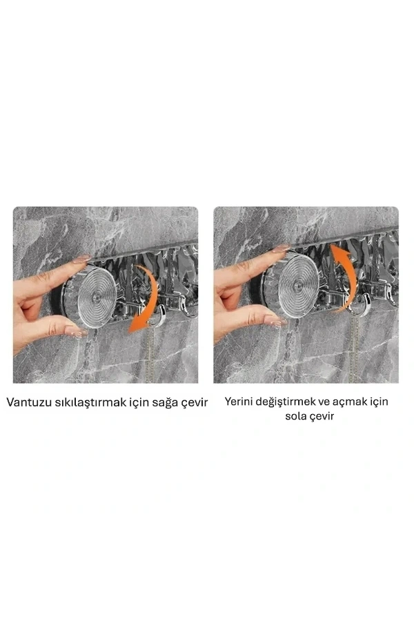 Bidebuvar Güçlü Lüks Vantuzlu Askılık