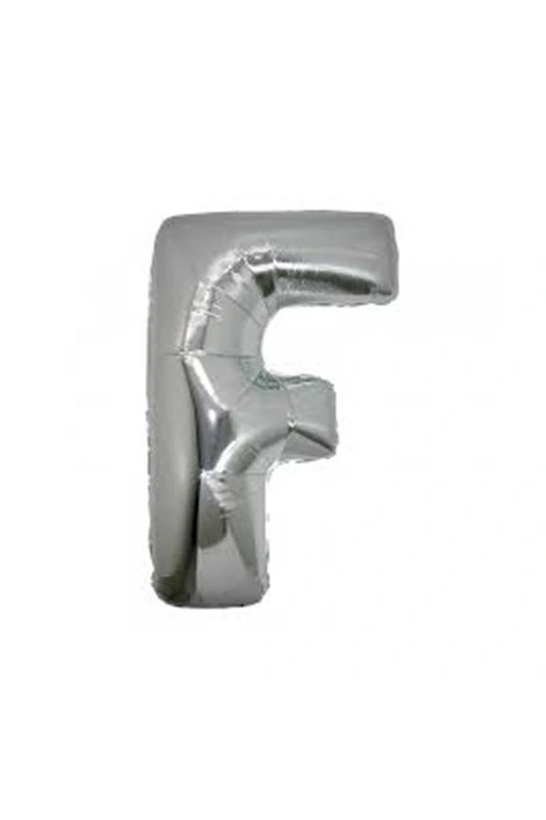 Bidebuvar Gümüş Rengi Folyo Balon 1 Metre