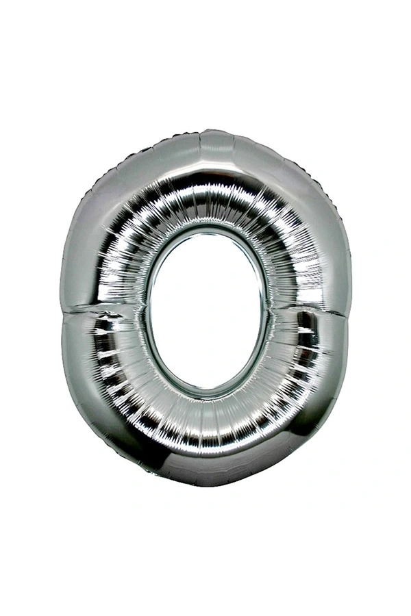Bidebuvar Gümüş Rengi Folyo Harf Balon 1 Metre