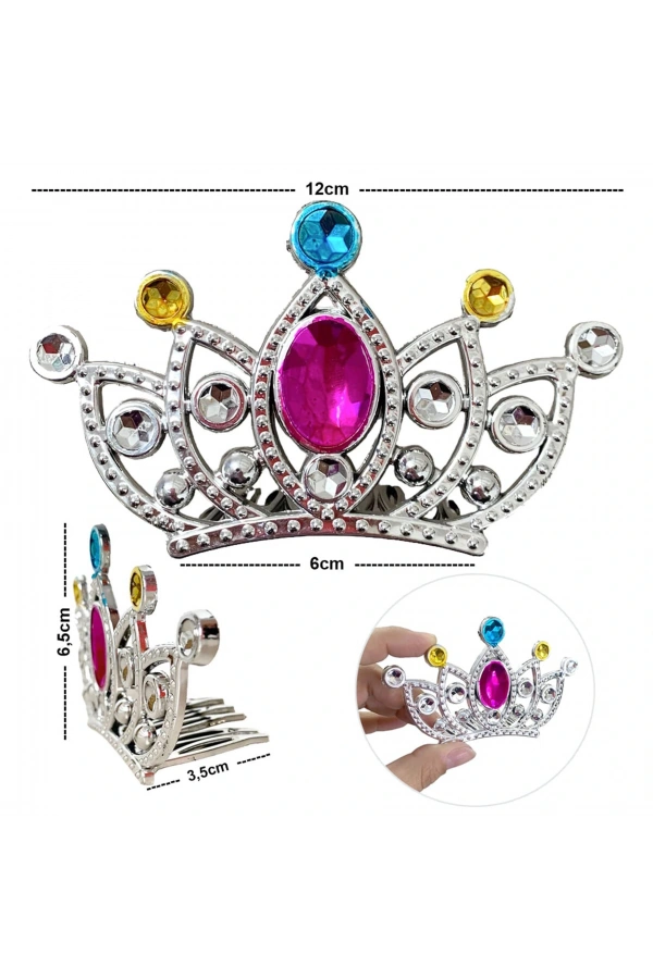 Bidebuvar Gümüş Taraklı Prenses Tacı 2 No