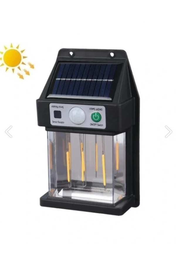 Bidebuvar Güneş Enerjili Hareket Sensörlü Duvar Lambası
