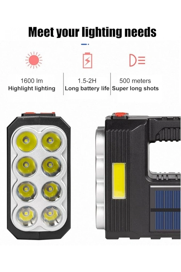 Bidebuvar Güneş Enerjili Kamp Av Feneri