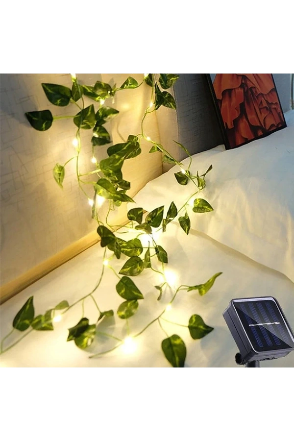 Bidebuvar Güneş Enerjili Sarmaşık Led Dekor 5 Metre