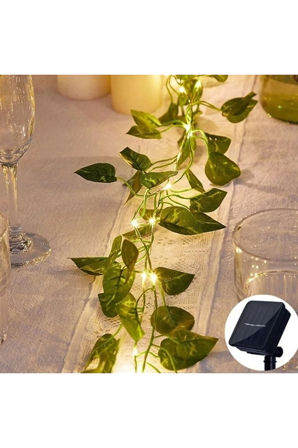 Bidebuvar Güneş Enerjili Sarmaşık Led Dekor 5 Metre