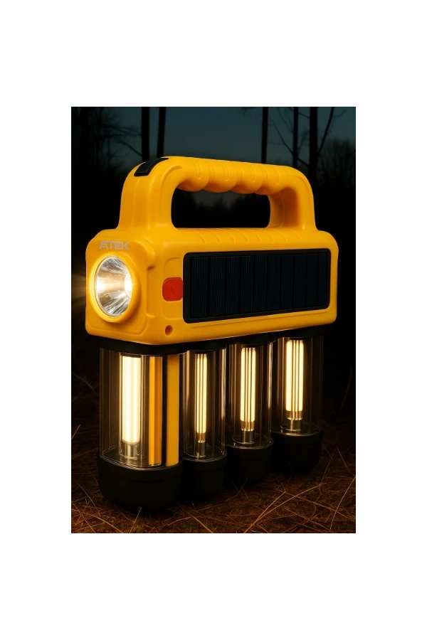 Bidebuvar Güneş Enerjili Taşınabilir Projektör Işıldak