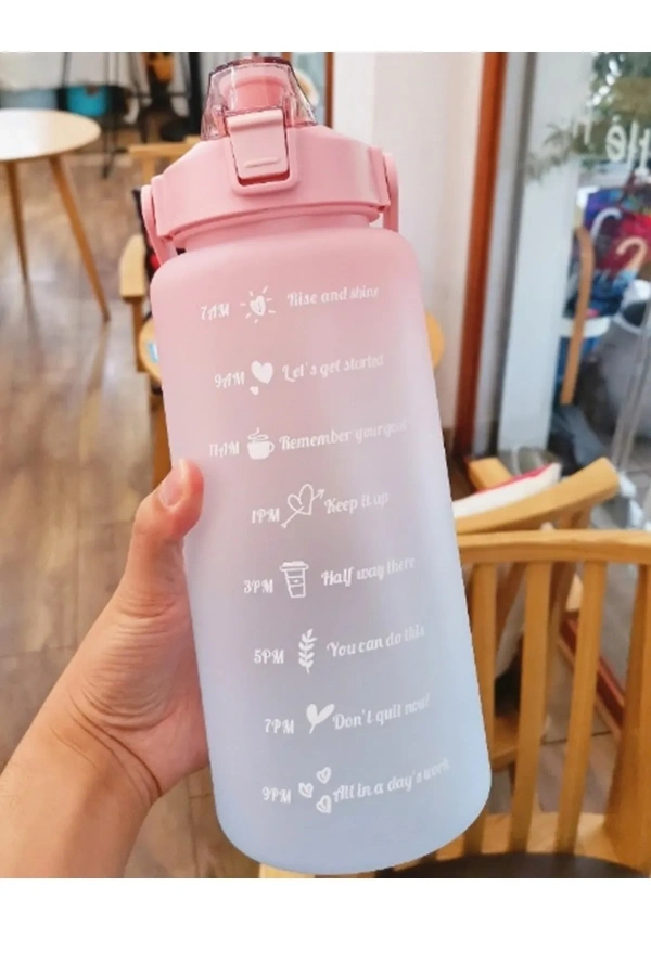 Bidebuvar Günlük Motivasyon Su Matarası 2 Litre