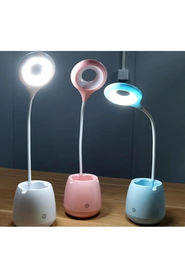 Bidebuvar Halka LED USB Şarjlı Masa Lambası