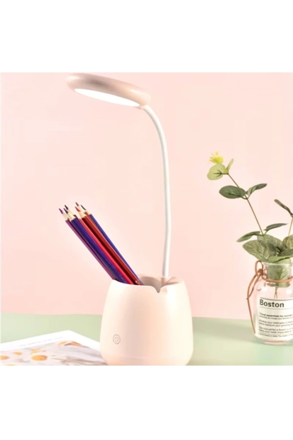 Bidebuvar Halka LED USB Şarjlı Masa Lambası