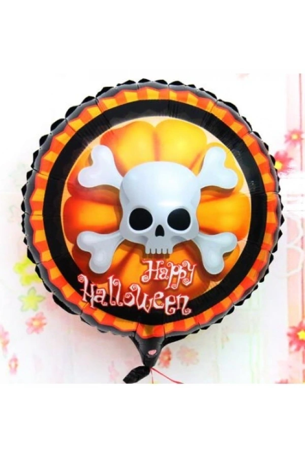 Bidebuvar Halloween Kuru Kafa Folyo Balon 18 inç