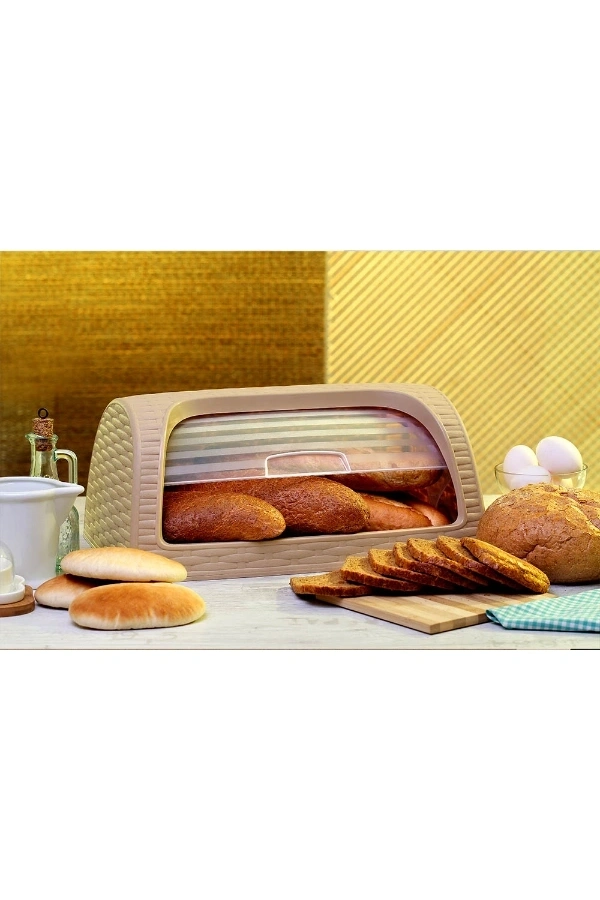 Bidebuvar Hasır Desenli Ekmek Saklama Kutusu