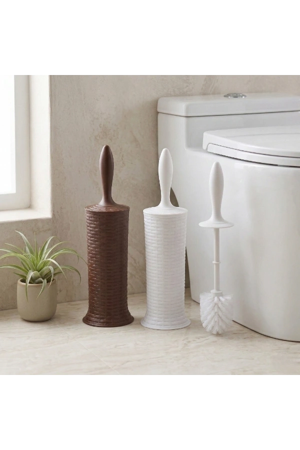 Bidebuvar Hasır Desenli Tuvalet Fırçası