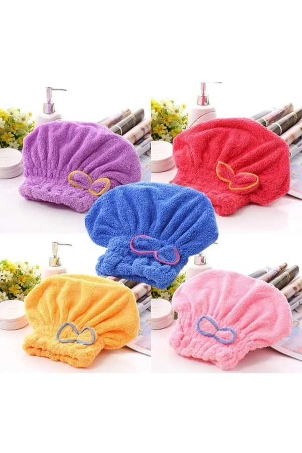 Bidebuvar Havlu Saç Kurutma Bonesi