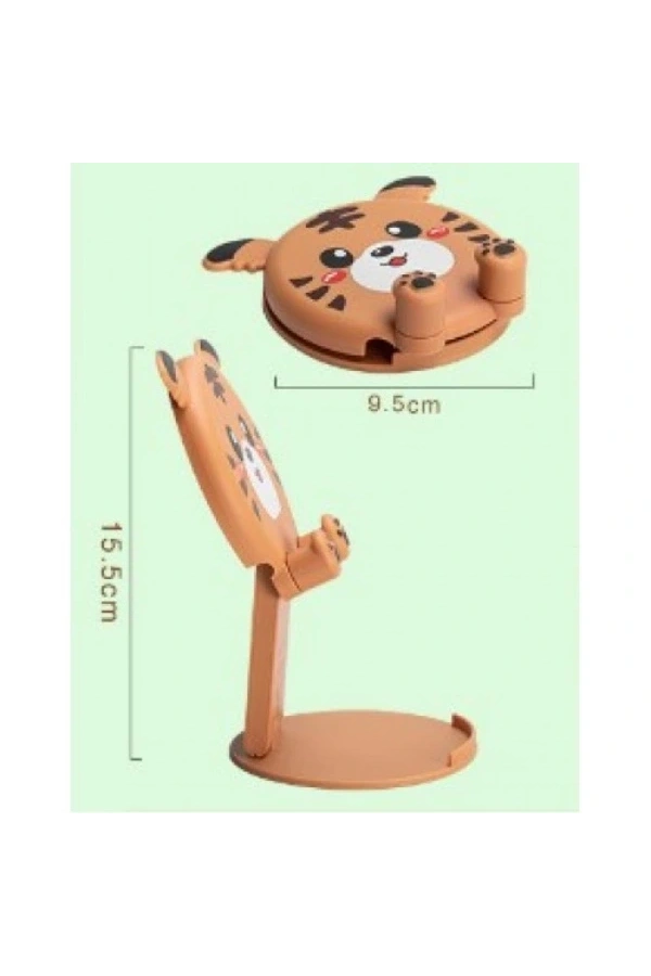 Bidebuvar Hayvan Figürlü Masaüstü Telefon Standı 5 Model