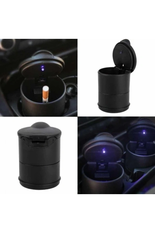 Bidebuvar Işıklı Oto Küllük