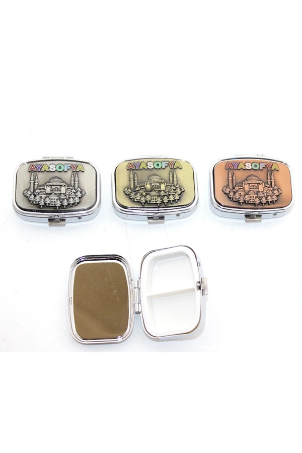 Bidebuvar İstanbul Temalı Enfiye Kutusu Ayasofya Baskılı