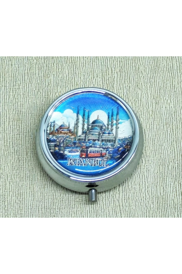 Bidebuvar İstanbul Temalı İlaç Kutusu - Model 5