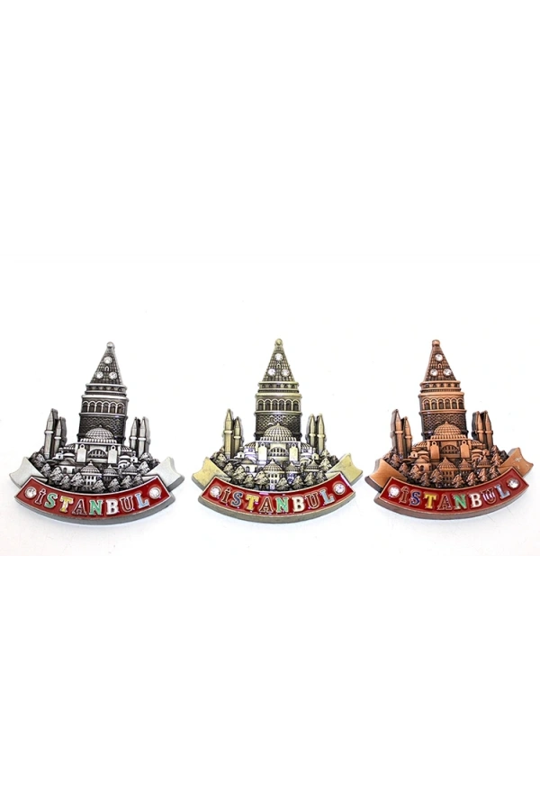 Bidebuvar İstanbul Temalı Metal Magnet Model 1