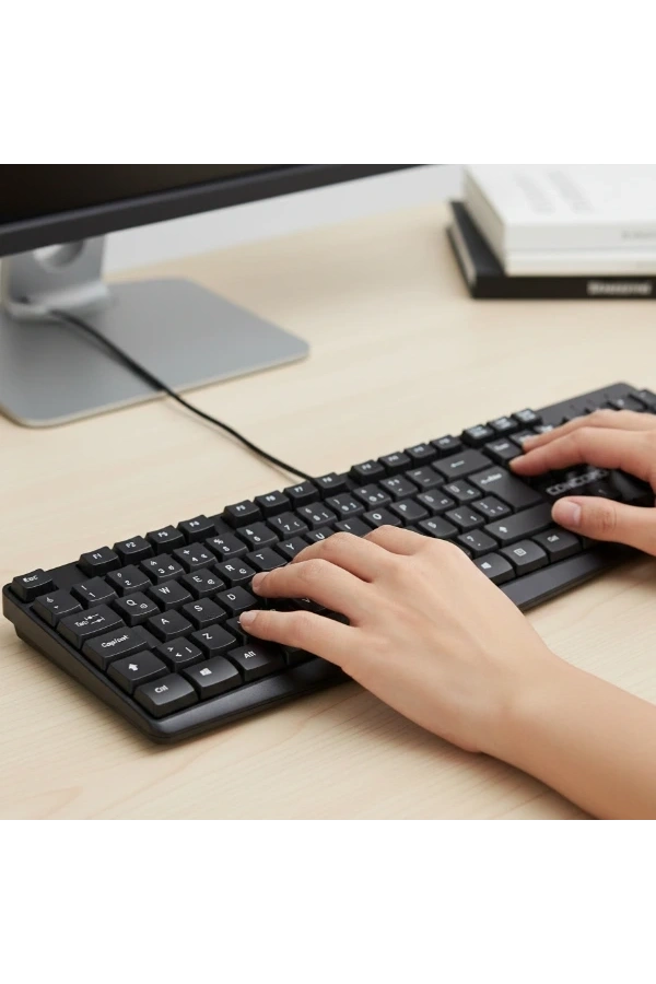 Bidebuvar Kablolu Türkçe Q Klavye