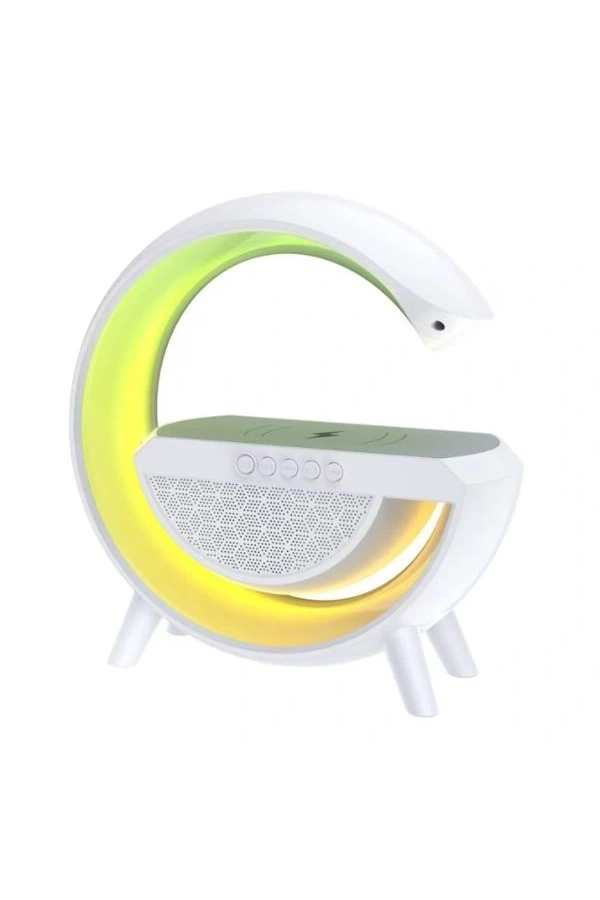 Bidebuvar Kablosuz Şarj Standlı RGB Hoparlör