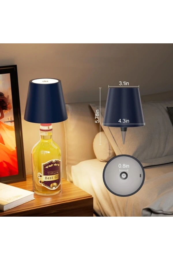 Bidebuvar Kablosuz Şişe Lambası