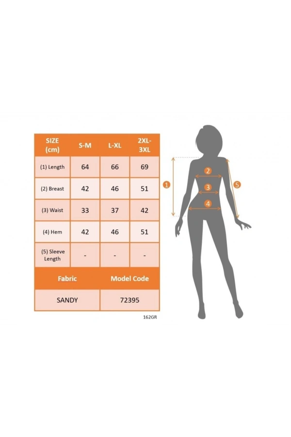 Bidebuvar Kadın Askılı Kruvaze Yakalı Taşlı Sandy Bluz