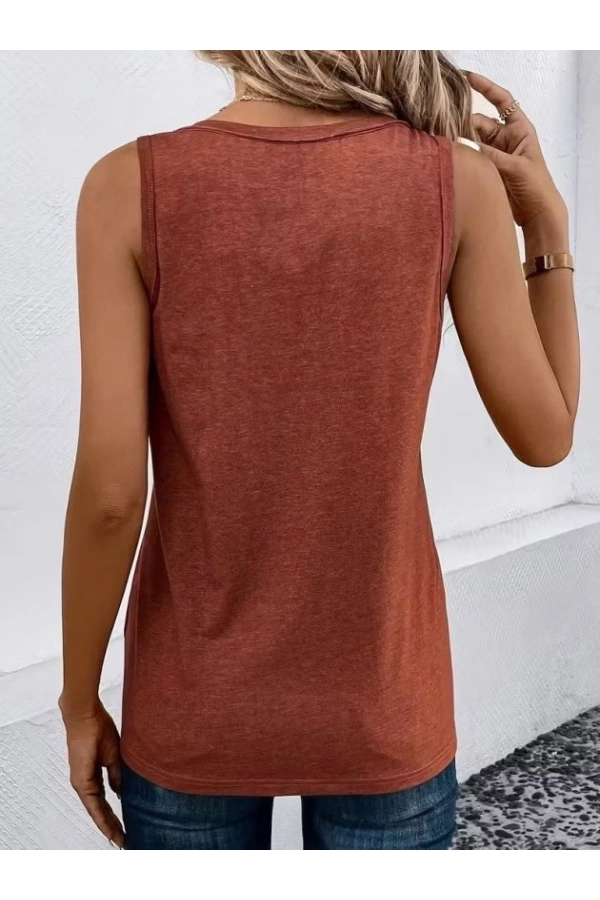 Bidebuvar Kadın Askılı önden Düğmeli Viskon Bluz