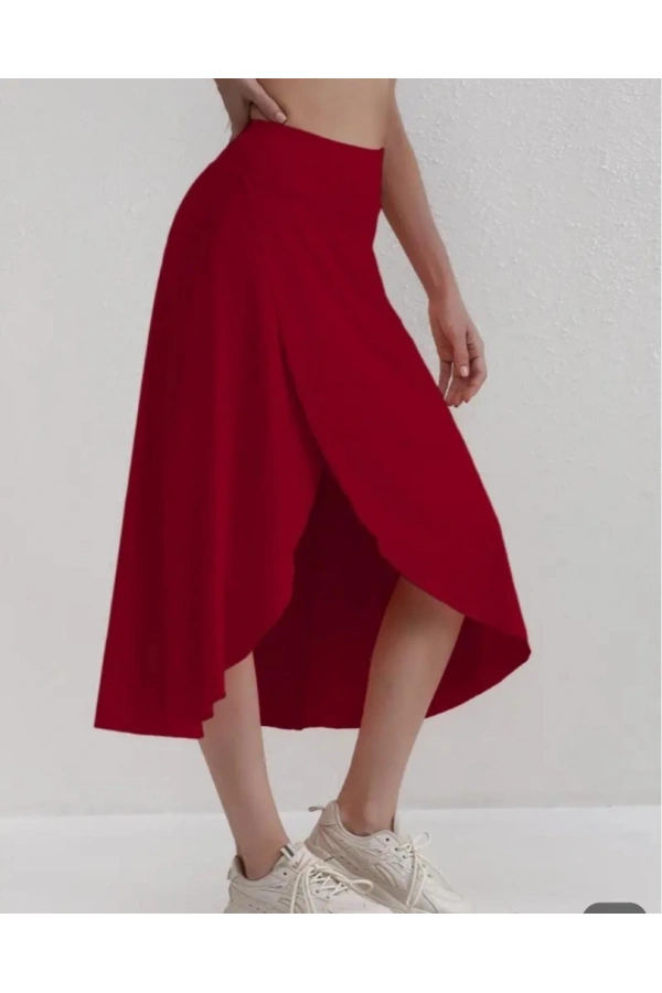 Bidebuvar Kadın Cep Detay Taytlı Sandy Etek