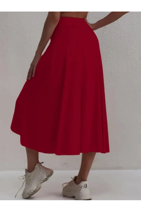 Bidebuvar Kadın Cep Detay Taytlı Sandy Etek