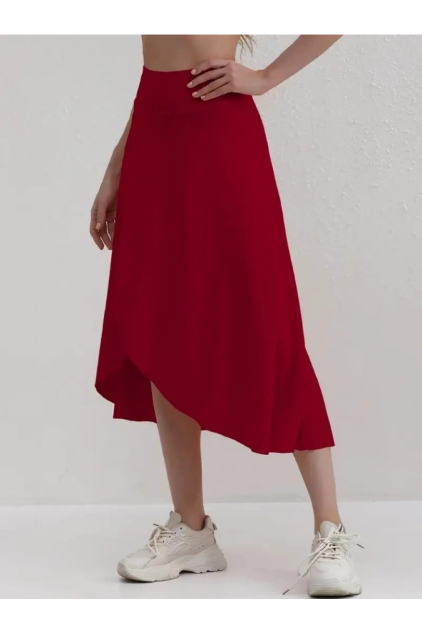 Bidebuvar Kadın Cep Detay Taytlı Sandy Etek