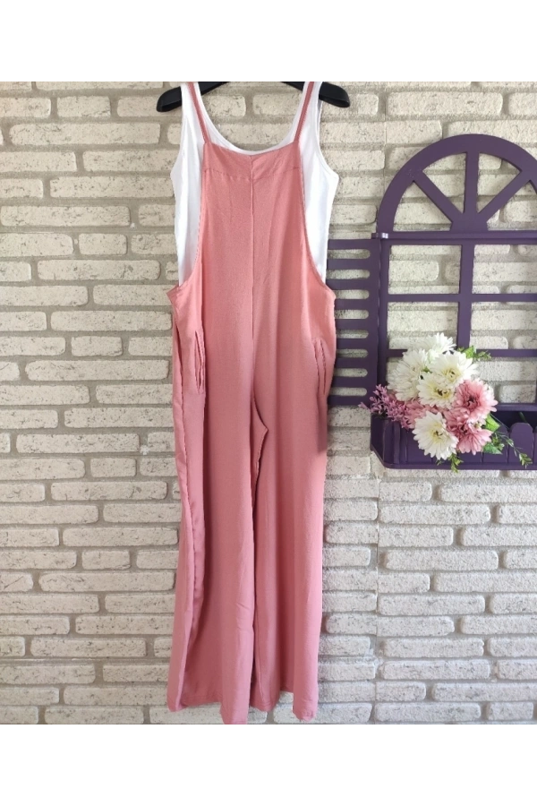 Bidebuvar Kadın İp Askılı Atlet Detay Aerobin Salaş Tulum