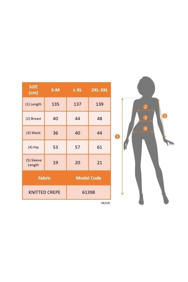 Bidebuvar Kadın Kısa Kollu Bisiklet Yaka Puantiyeli Maksi örme Krep Elbise